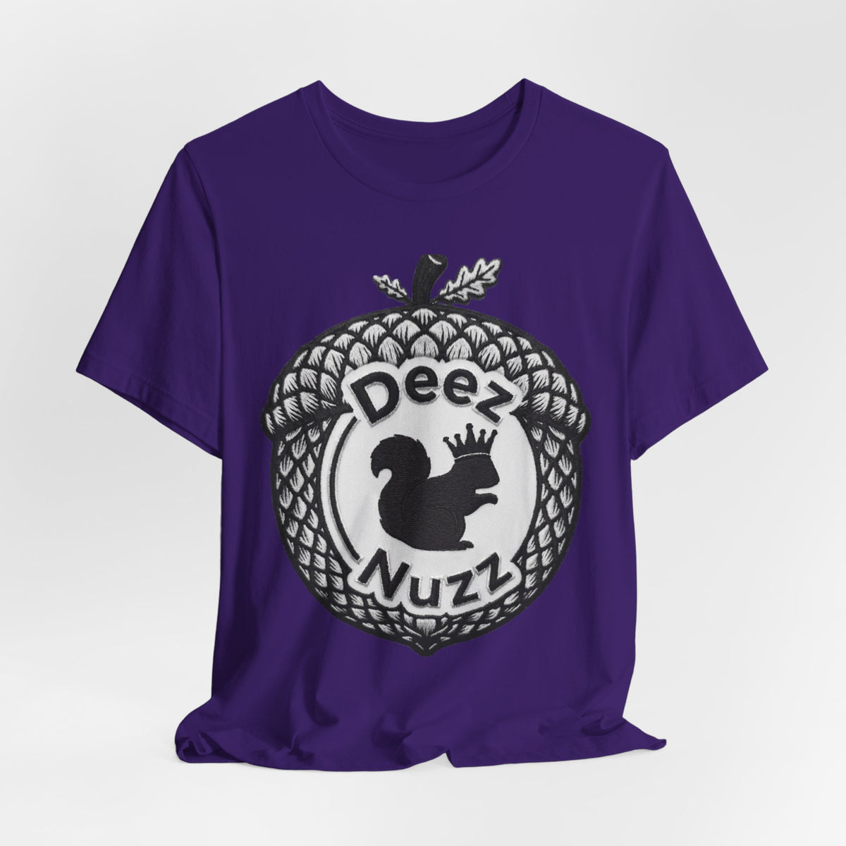 Deeznuzzz Eggcorn King  Squirrel Graphic Tee