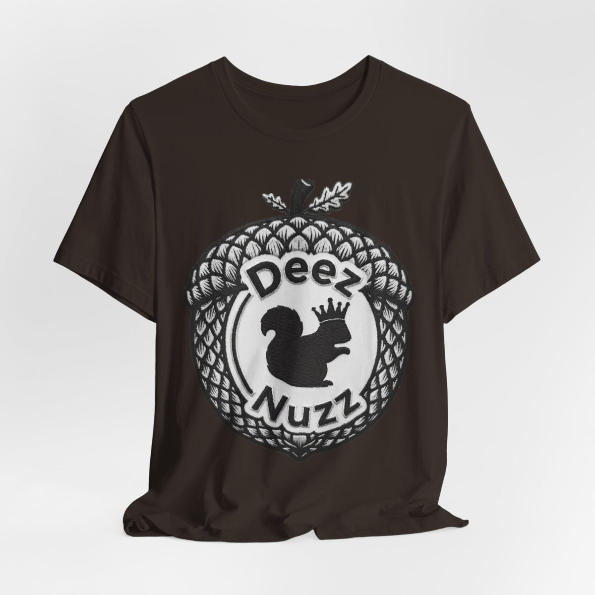 Deeznuzzz Eggcorn King  Squirrel Graphic Tee