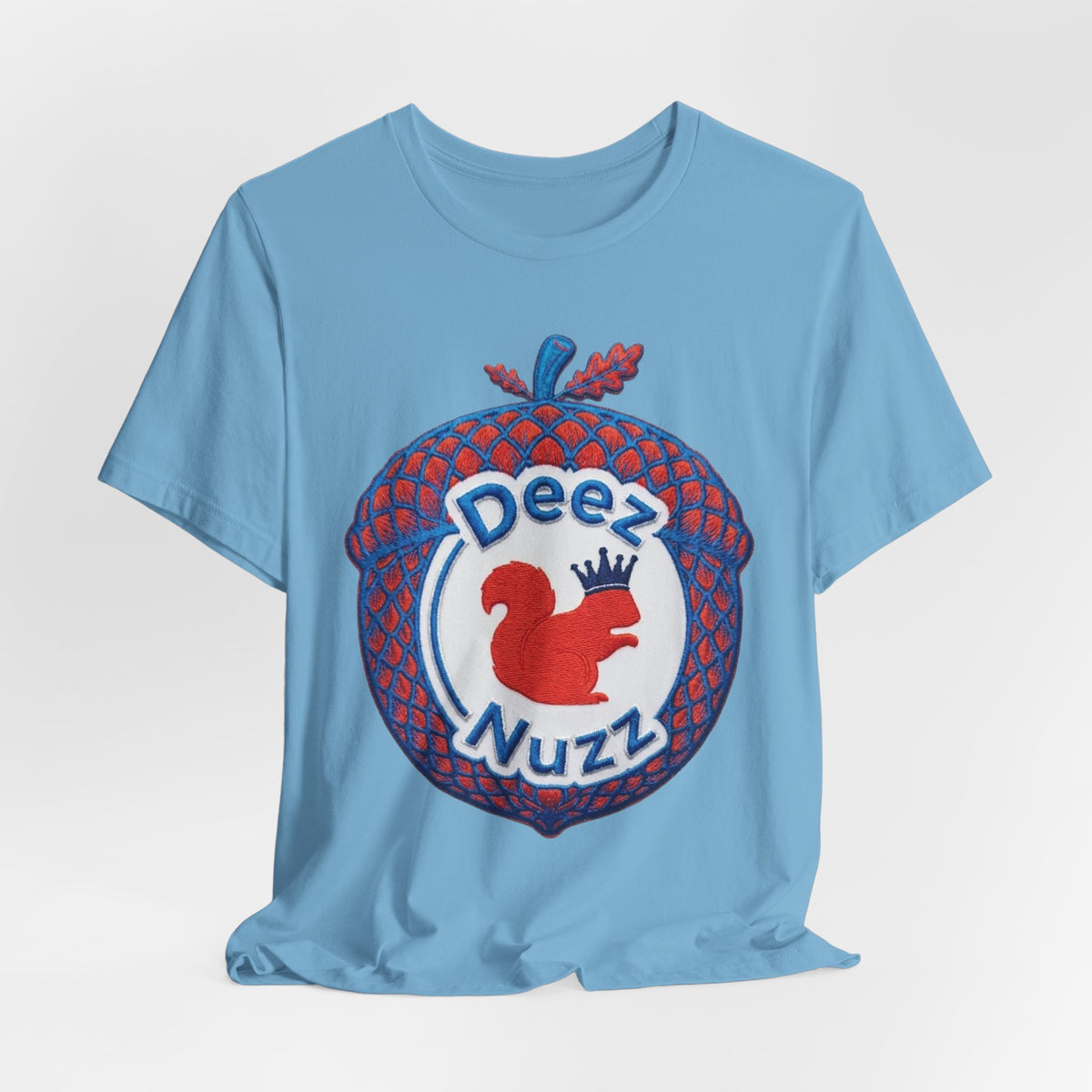 Deez Nuzz Squirrel Tee — Playful Retro Acorn Graphic T-Shirt
