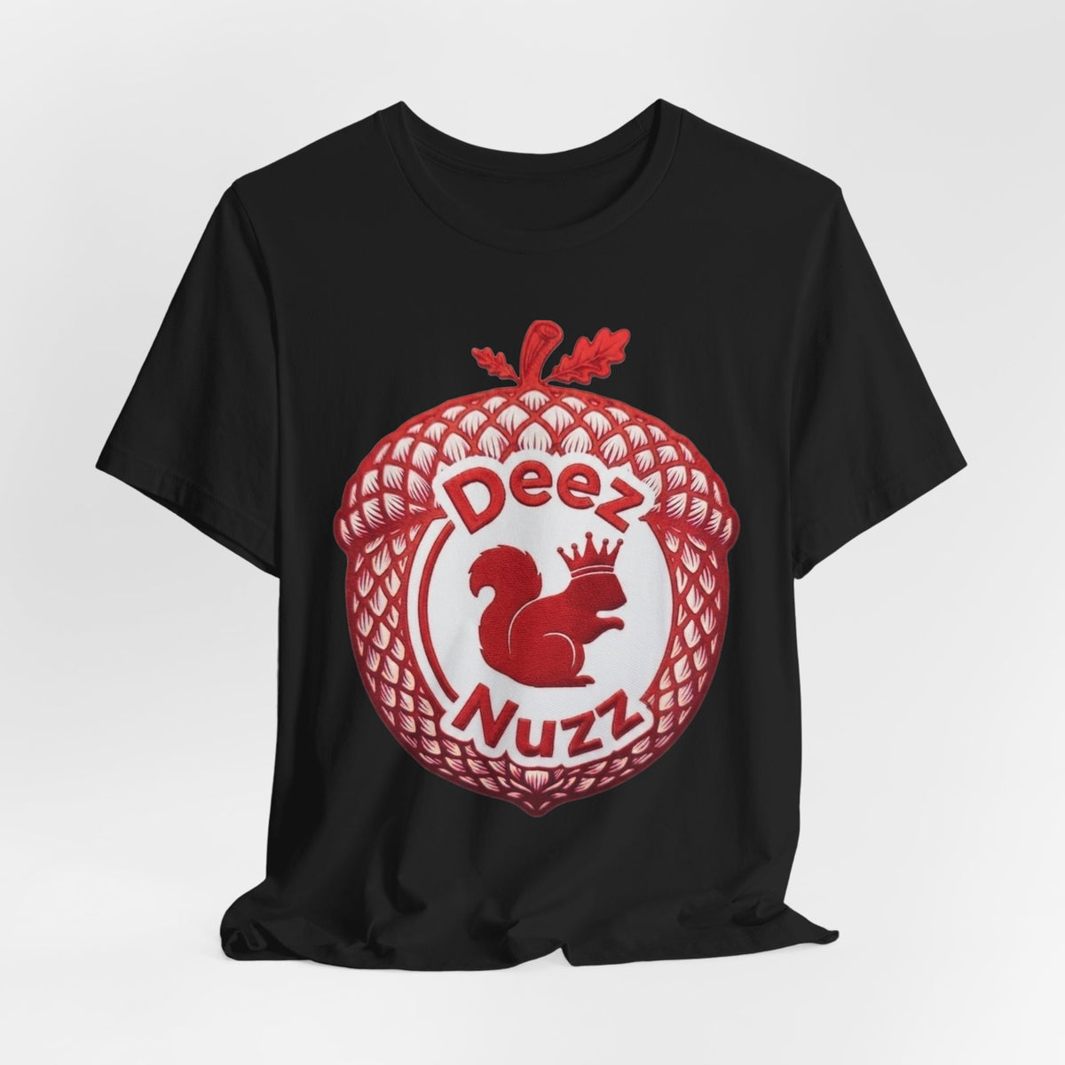 Deeznuzzz Eggcorn King  Squirrel Graphic Tee