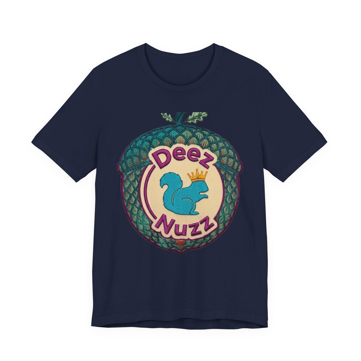 Deeznuzzz Eggcorn King  Squirrel Graphic Tee