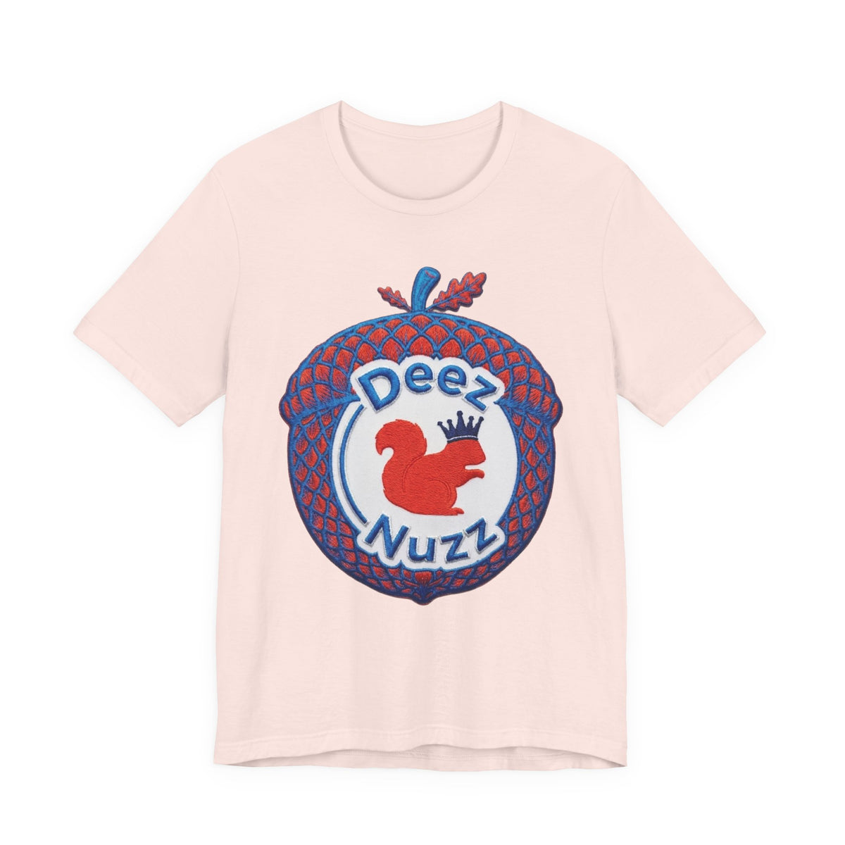 Deez Nuzz Squirrel Tee — Playful Retro Acorn Graphic T-Shirt