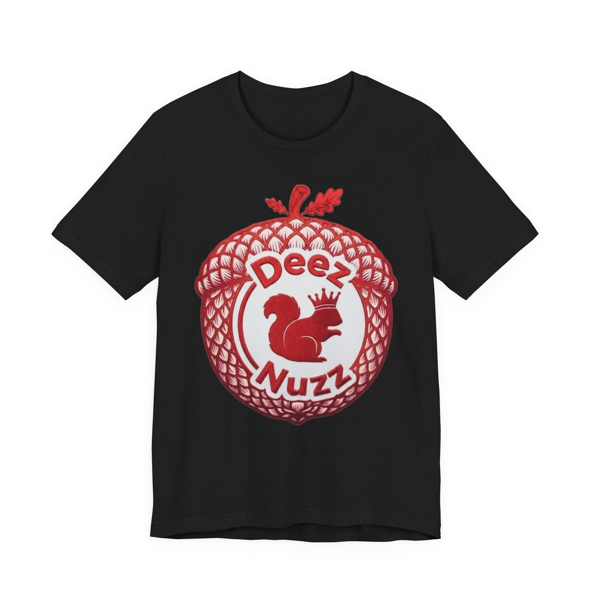 Deeznuzzz Eggcorn King  Squirrel Graphic Tee