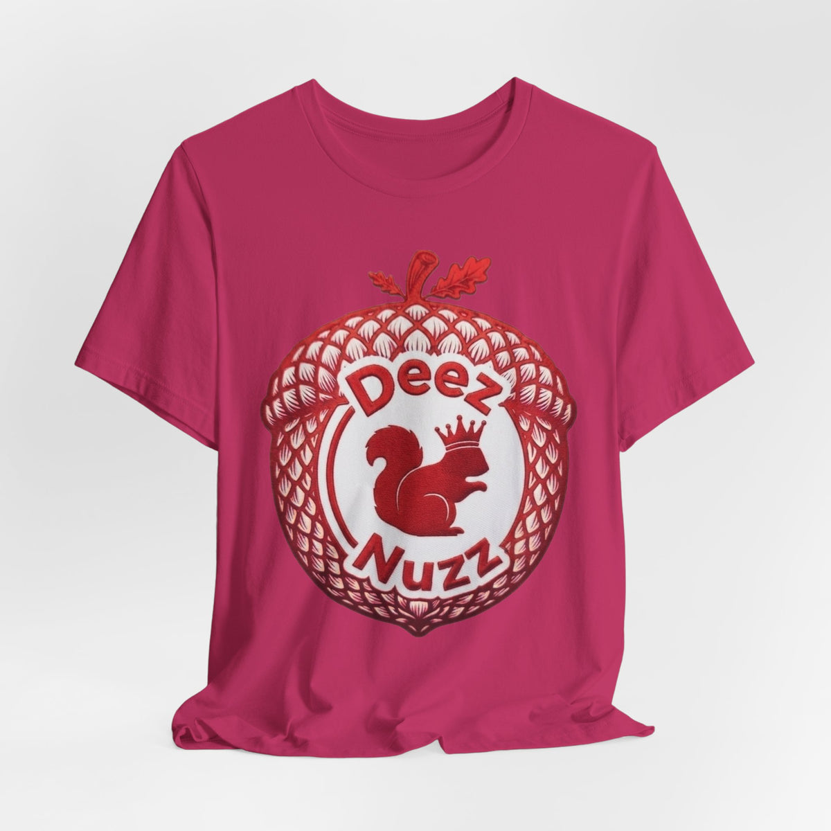 Deeznuzzz Eggcorn King  Squirrel Graphic Tee