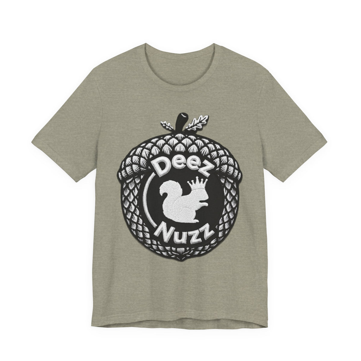 Deeznuzzz Acorn Squirrel Tee — Funny Nature Graphic Shirt