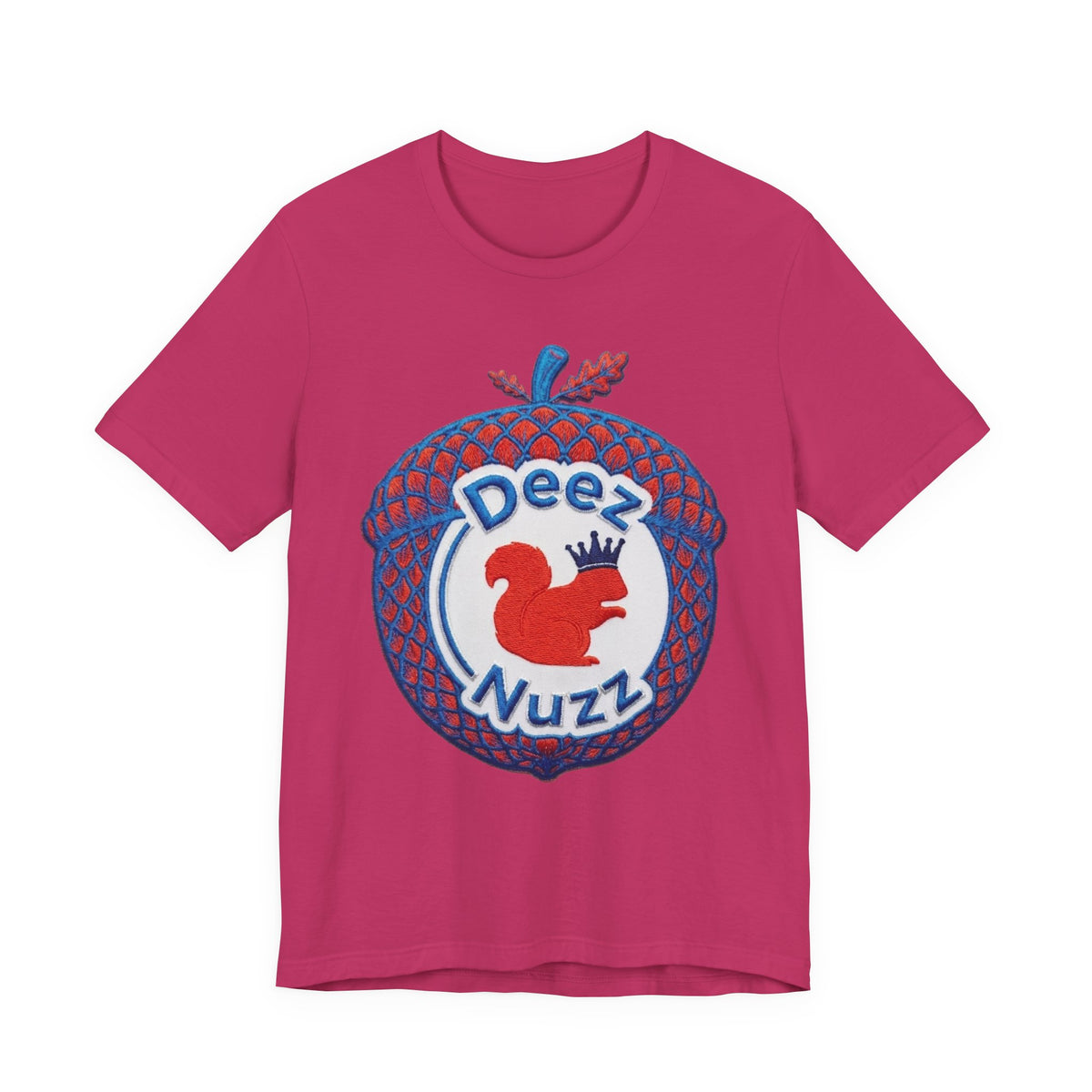Deez Nuzz Squirrel Tee — Playful Retro Acorn Graphic T-Shirt