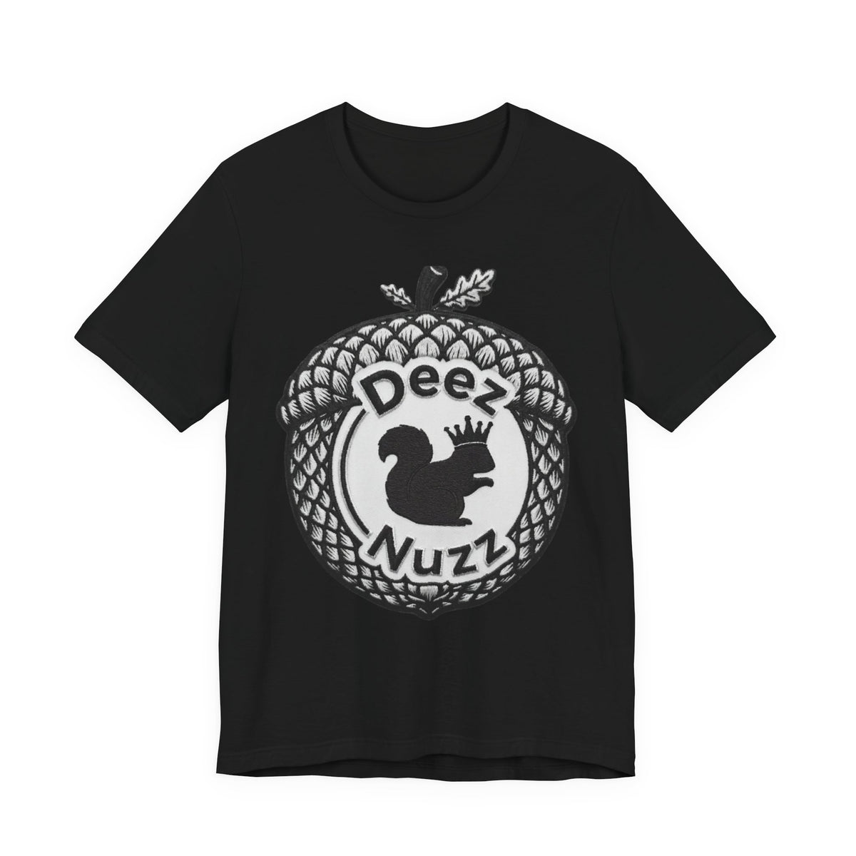 Deeznuzzz Eggcorn King  Squirrel Graphic Tee