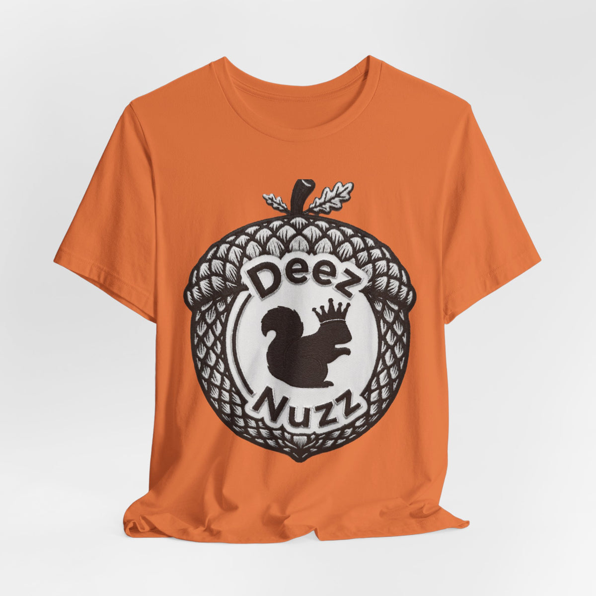 Deeznuzzz Eggcorn King  Squirrel Graphic Tee
