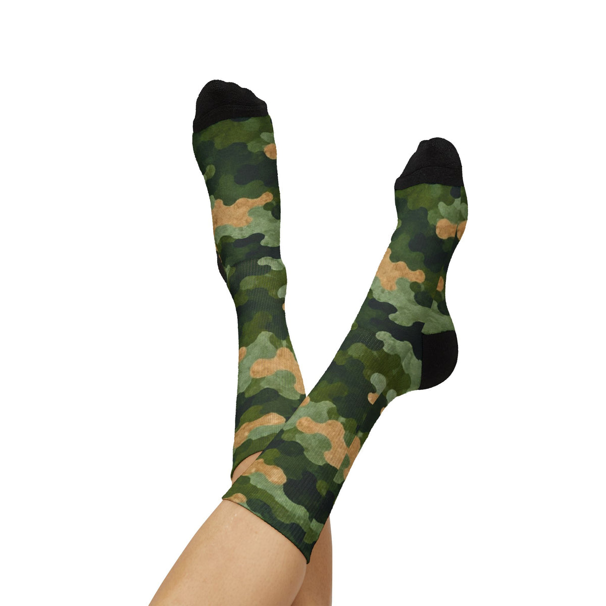 Apricot Dawn and Restorative Matcha Crew Socks By Camotoez 'Mindful Muted' Vol. 21 – The TacticalRetreat