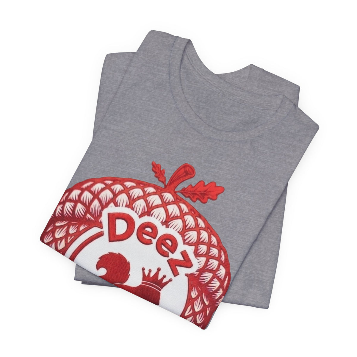Deeznuzzz Eggcorn King  Squirrel Graphic Tee