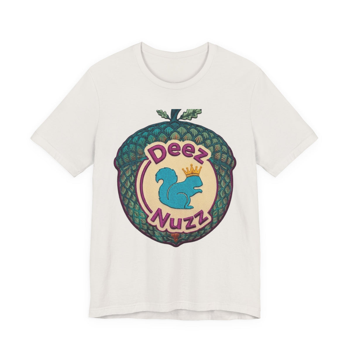 Deeznuzzz Eggcorn King  Squirrel Graphic Tee