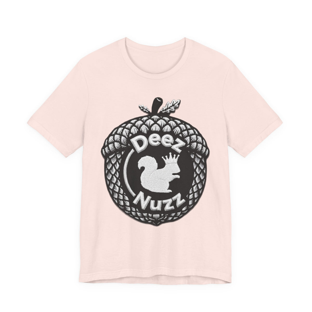 Deeznuzzz Acorn Squirrel Tee — Funny Nature Graphic Shirt