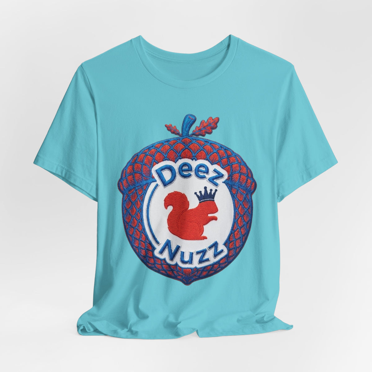 Deez Nuzz Squirrel Tee — Playful Retro Acorn Graphic T-Shirt