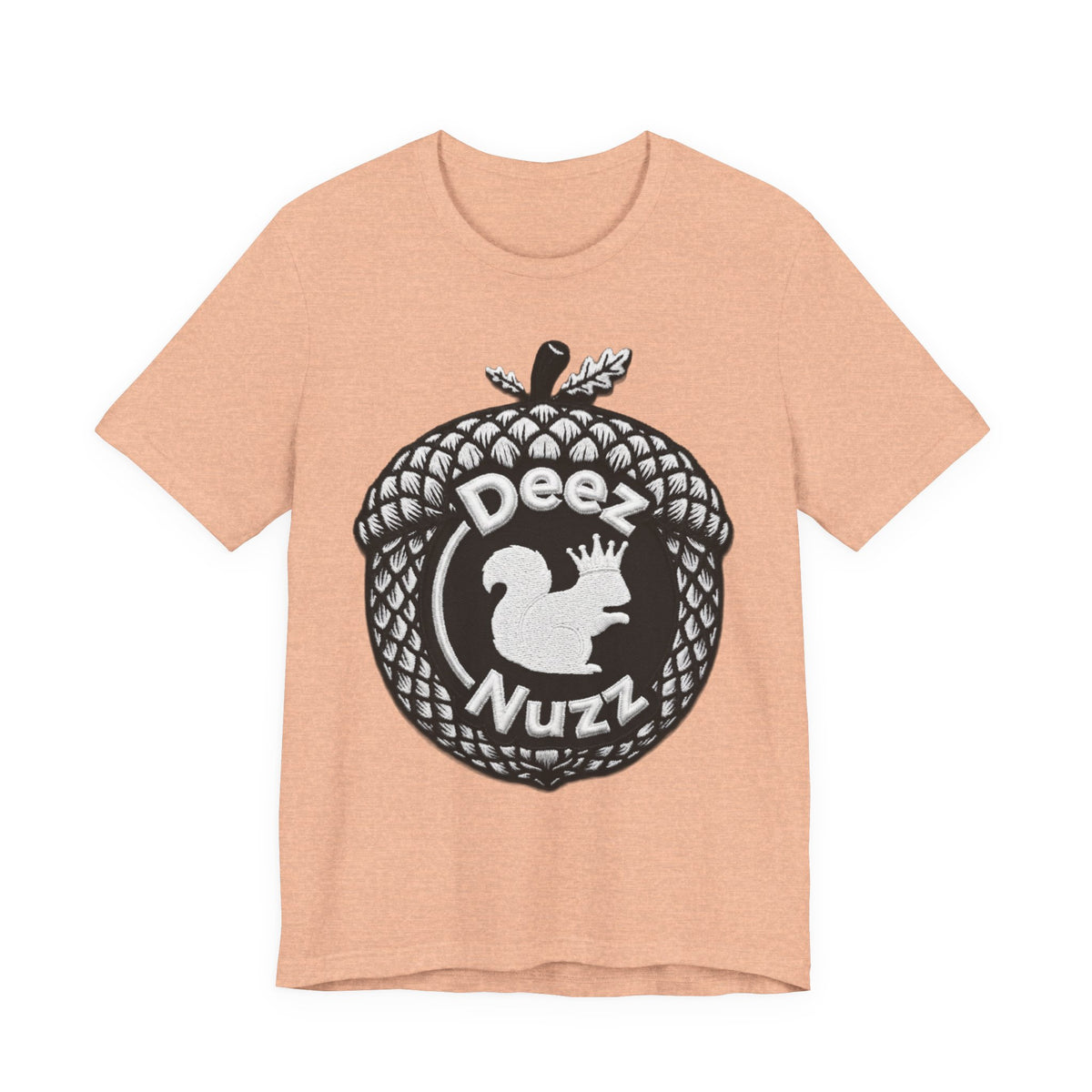 Deeznuzzz Acorn Squirrel Tee — Funny Nature Graphic Shirt