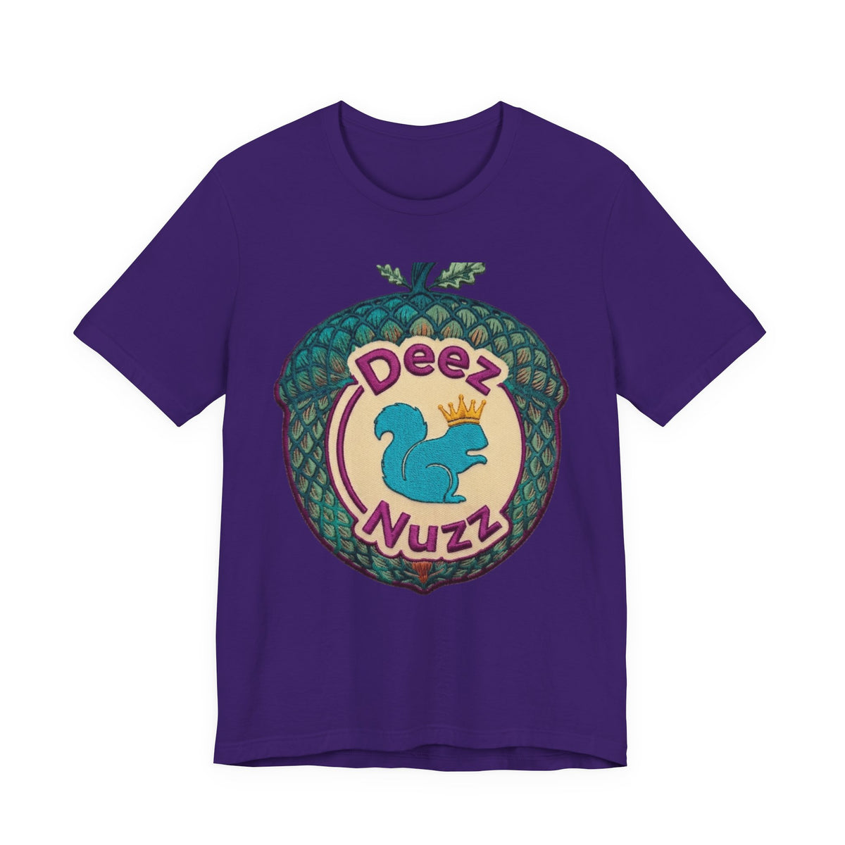 Deeznuzzz Eggcorn King  Squirrel Graphic Tee