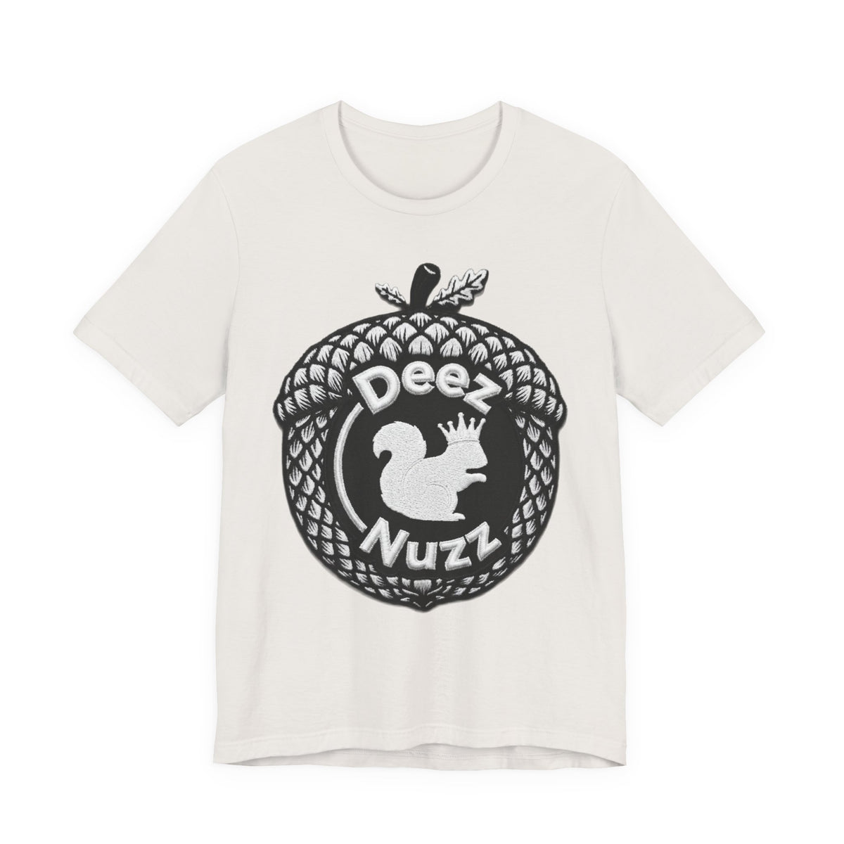 Deeznuzzz Acorn Squirrel Tee — Funny Nature Graphic Shirt