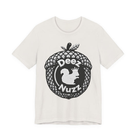 Deeznuzzz Acorn Squirrel Tee — Funny Nature Graphic Shirt