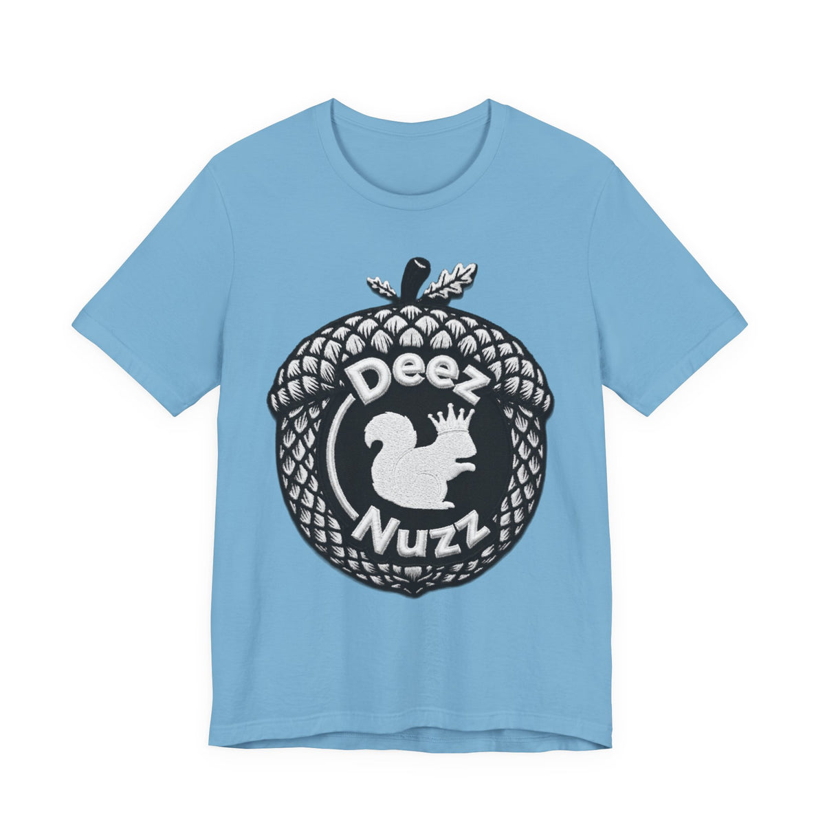 Deeznuzzz Acorn Squirrel Tee — Funny Nature Graphic Shirt