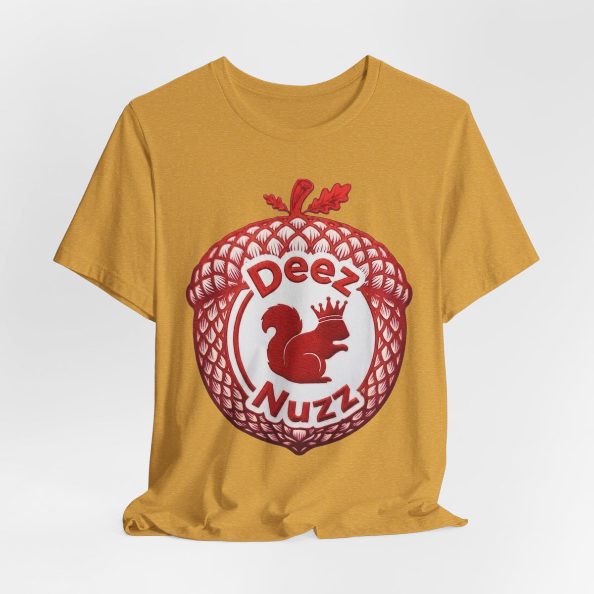 Deeznuzzz Eggcorn King  Squirrel Graphic Tee