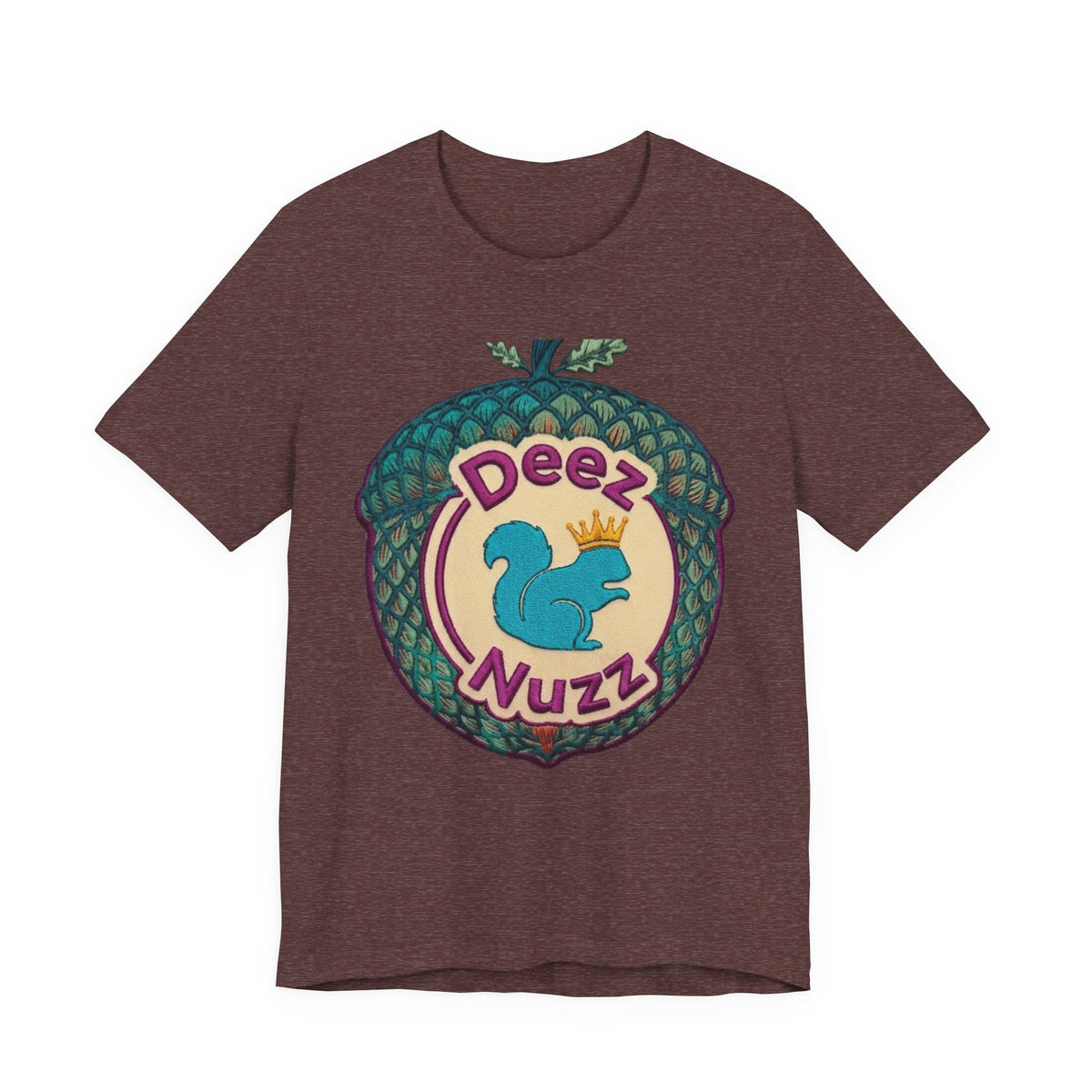Deeznuzzz Eggcorn King  Squirrel Graphic Tee