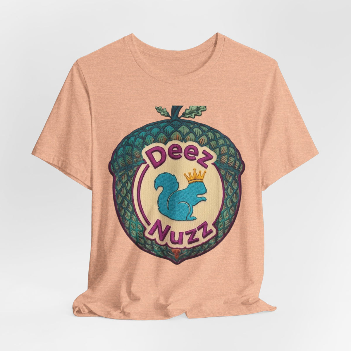 Deeznuzzz Eggcorn King  Squirrel Graphic Tee