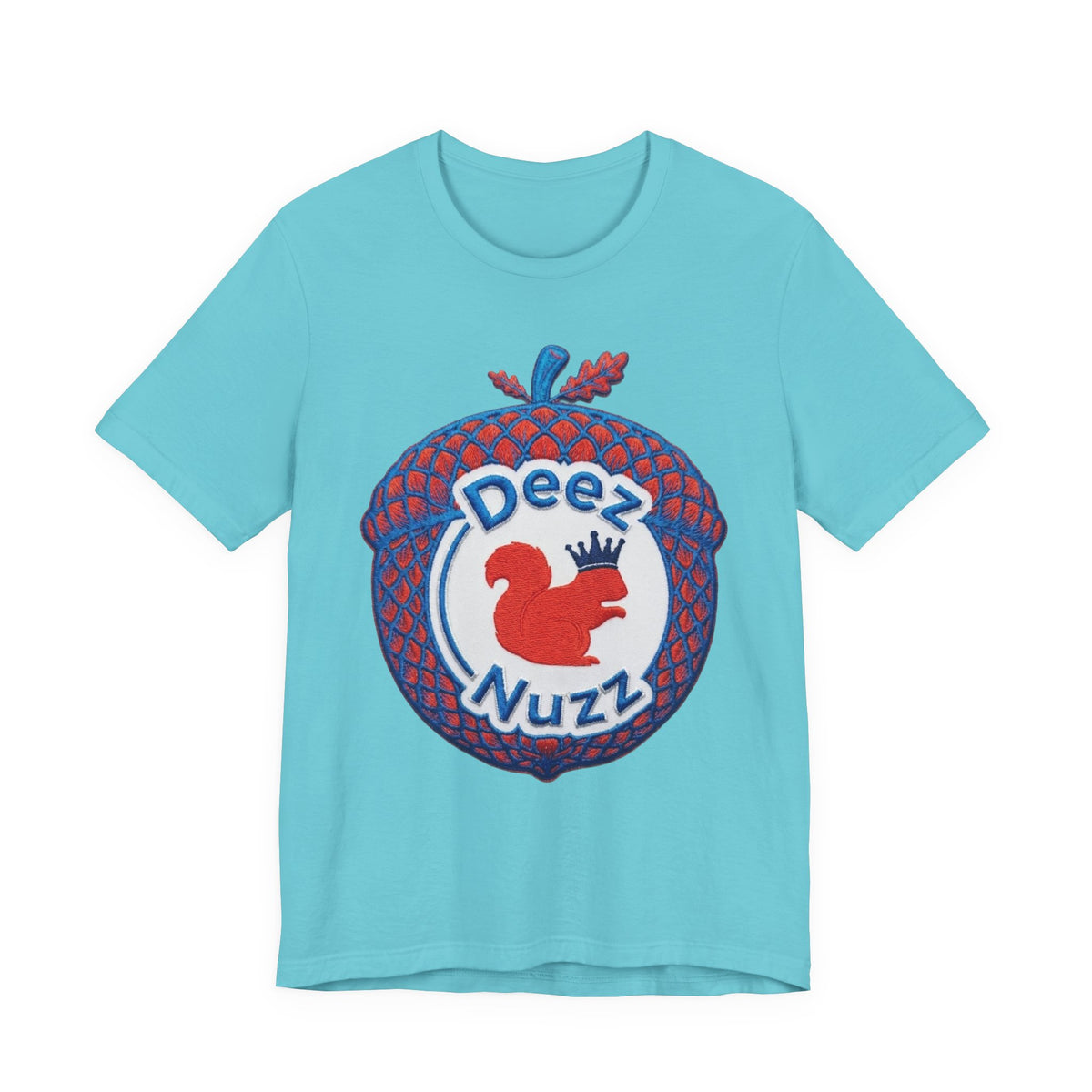 Deez Nuzz Squirrel Tee — Playful Retro Acorn Graphic T-Shirt