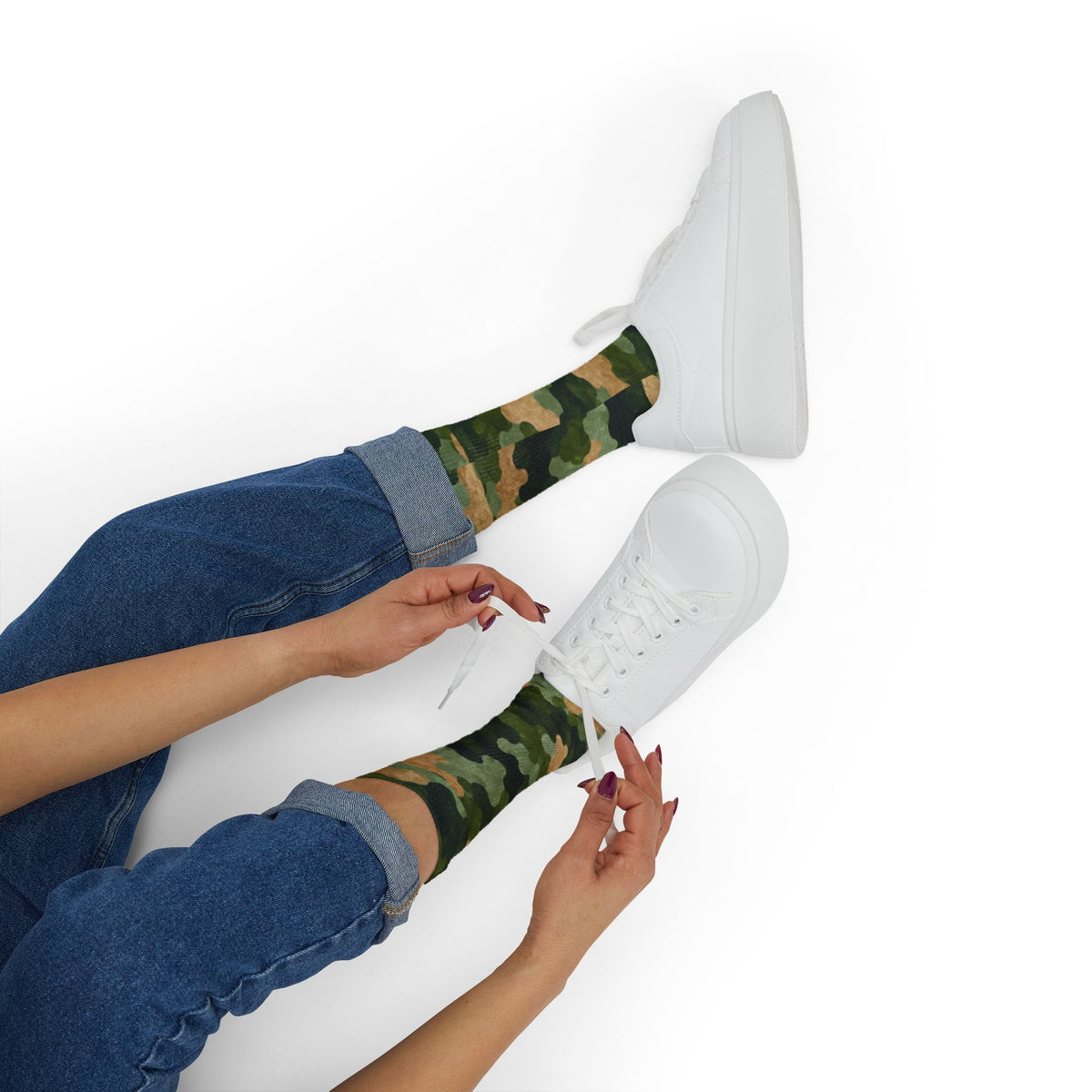 Apricot Dawn and Restorative Matcha Crew Socks By Camotoez 'Mindful Muted' Vol. 21 – The TacticalRetreat
