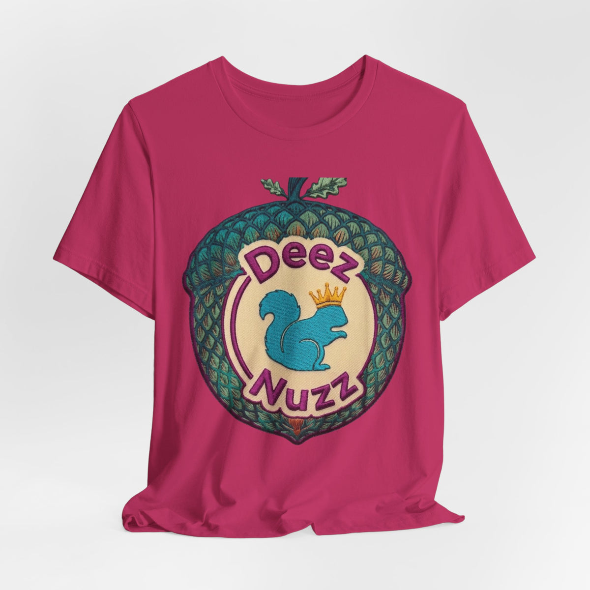 Deeznuzzz Eggcorn King  Squirrel Graphic Tee