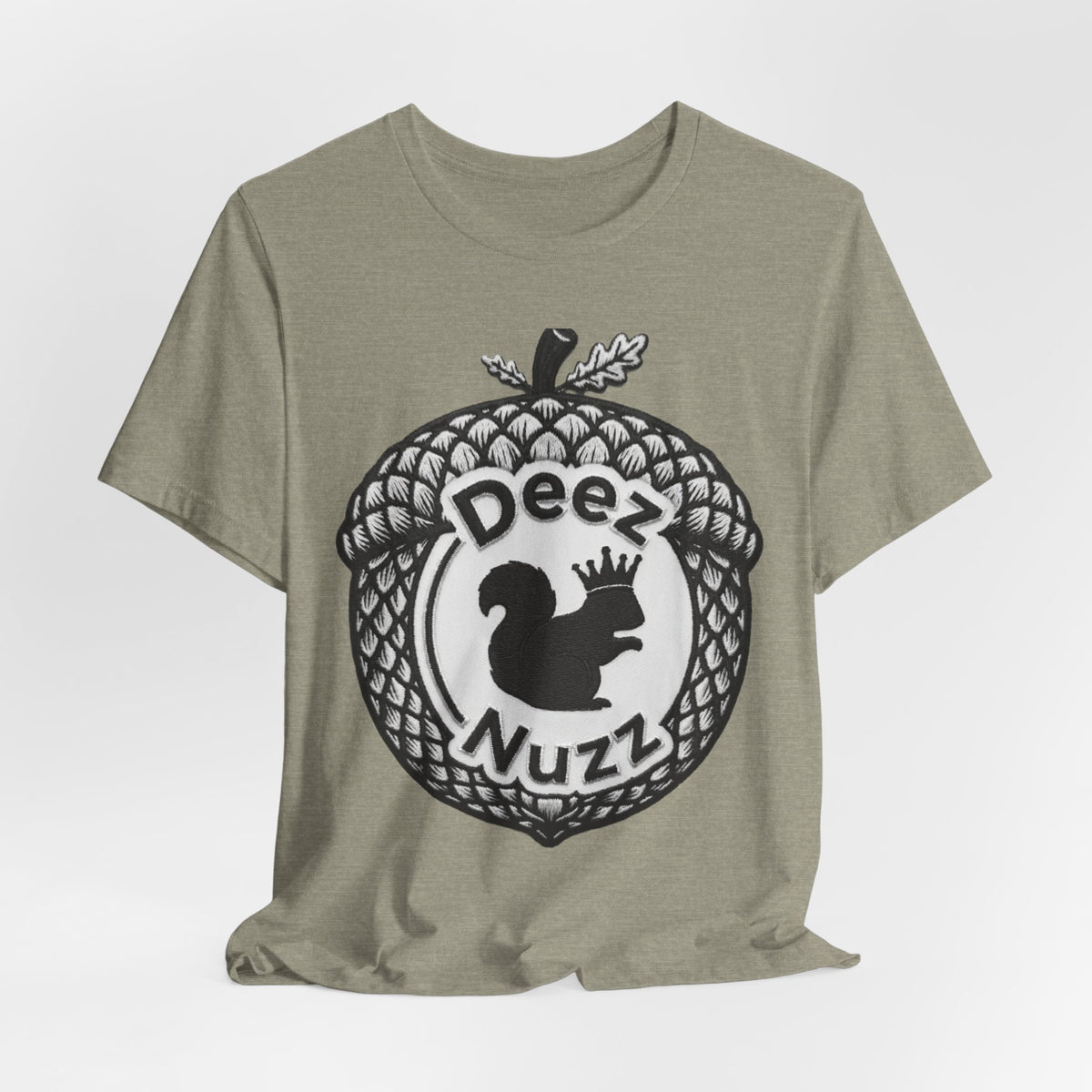 Deeznuzzz Eggcorn King  Squirrel Graphic Tee