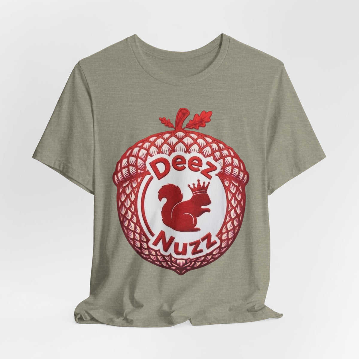 Deeznuzzz Eggcorn King  Squirrel Graphic Tee