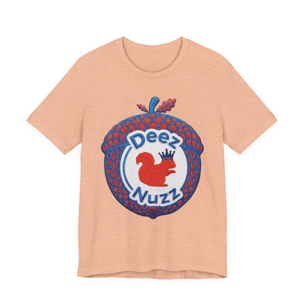 Deez Nuzz Squirrel Tee — Playful Retro Acorn Graphic T-Shirt