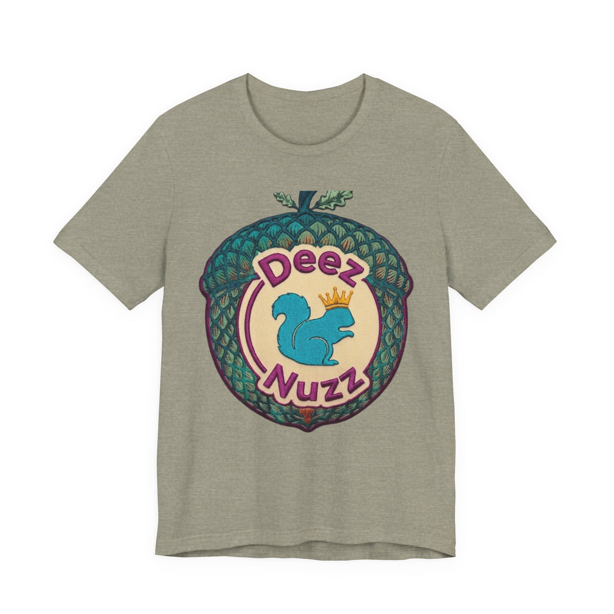 Deeznuzzz Eggcorn King  Squirrel Graphic Tee