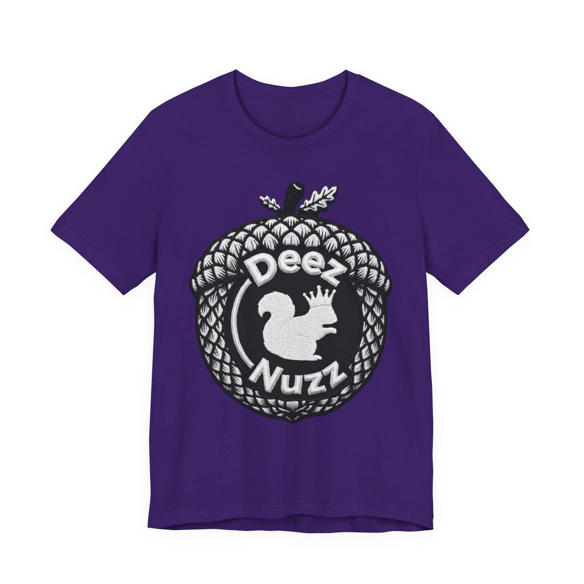 Deeznuzzz Acorn Squirrel Tee — Funny Nature Graphic Shirt