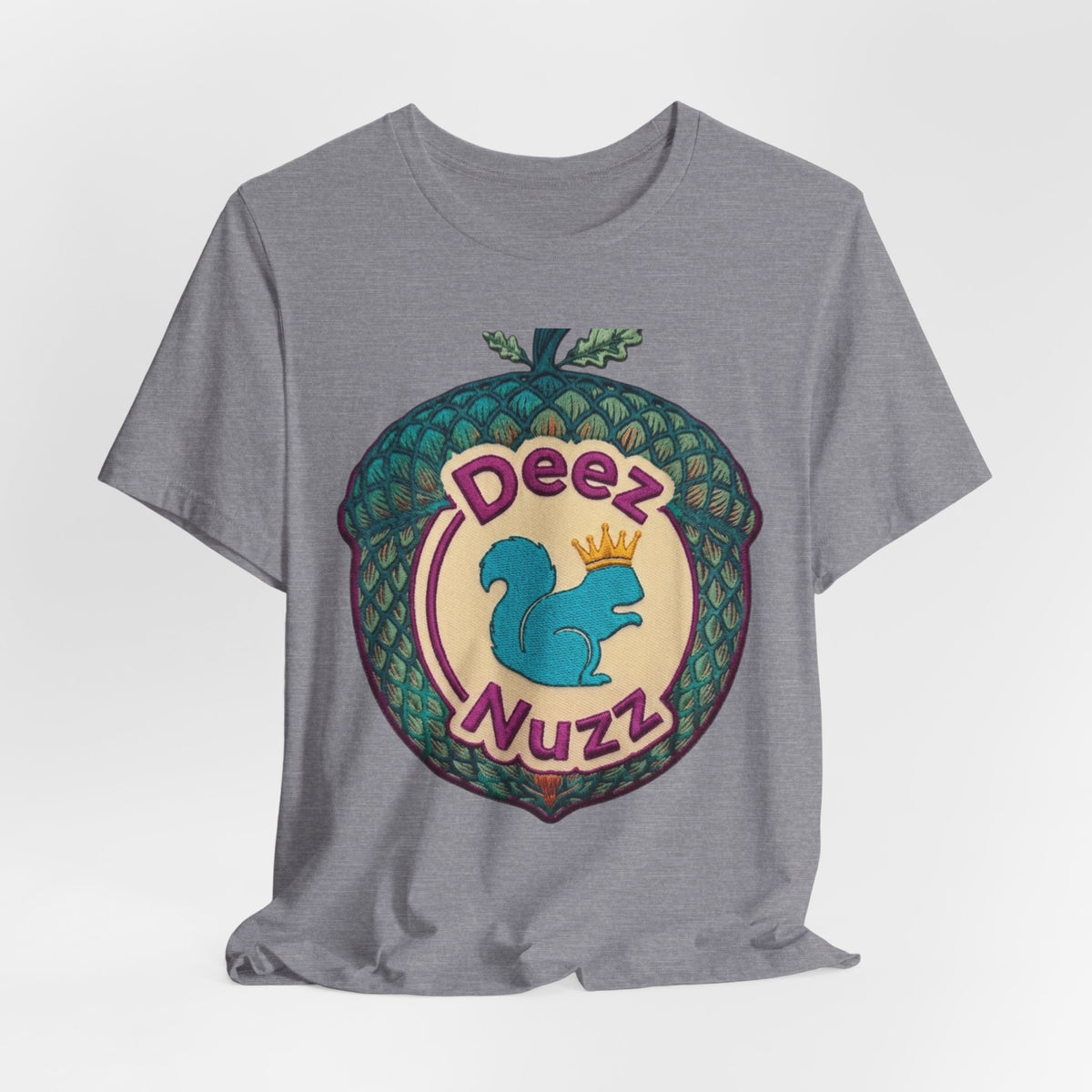 Deeznuzzz Eggcorn King  Squirrel Graphic Tee