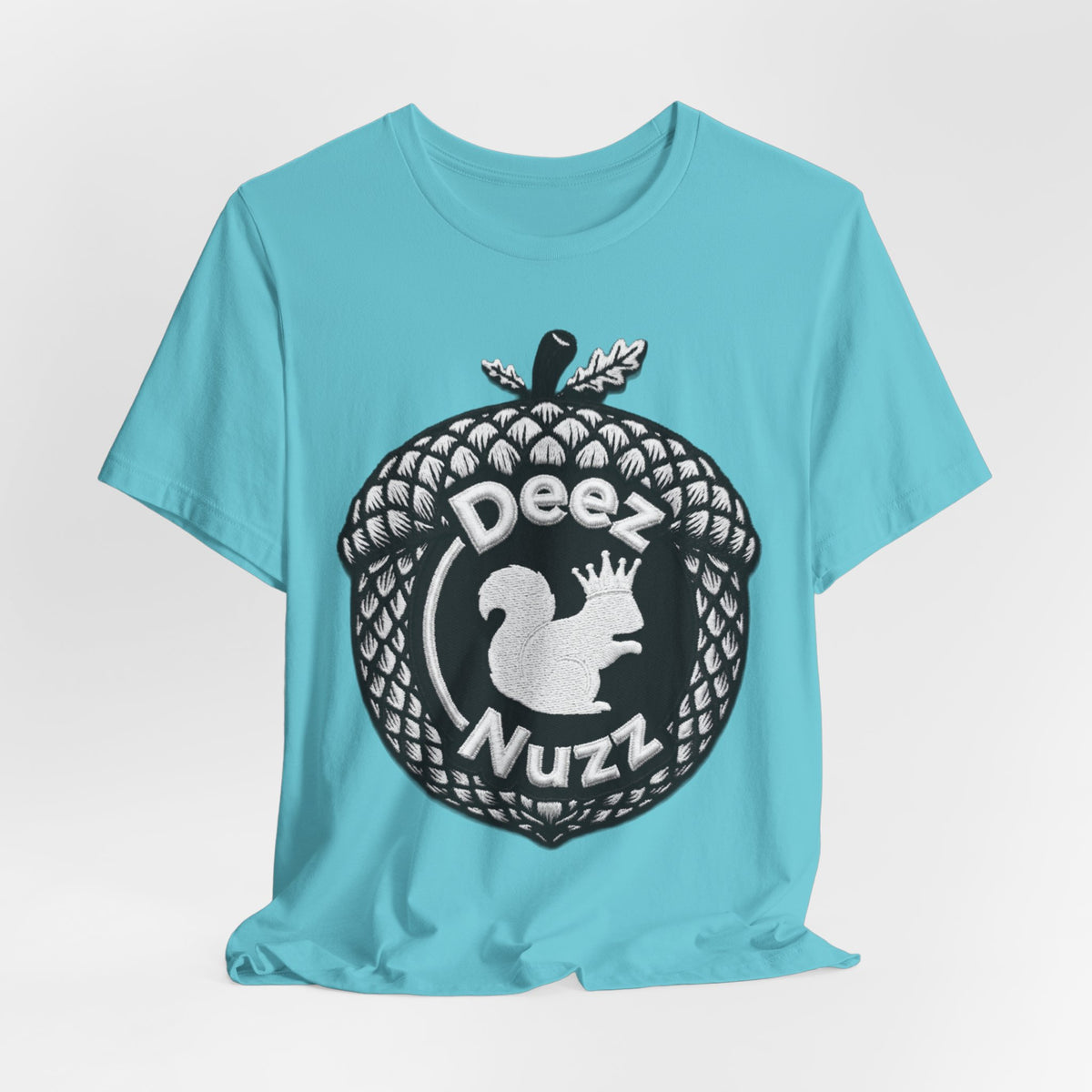 Deeznuzzz Acorn Squirrel Tee — Funny Nature Graphic Shirt