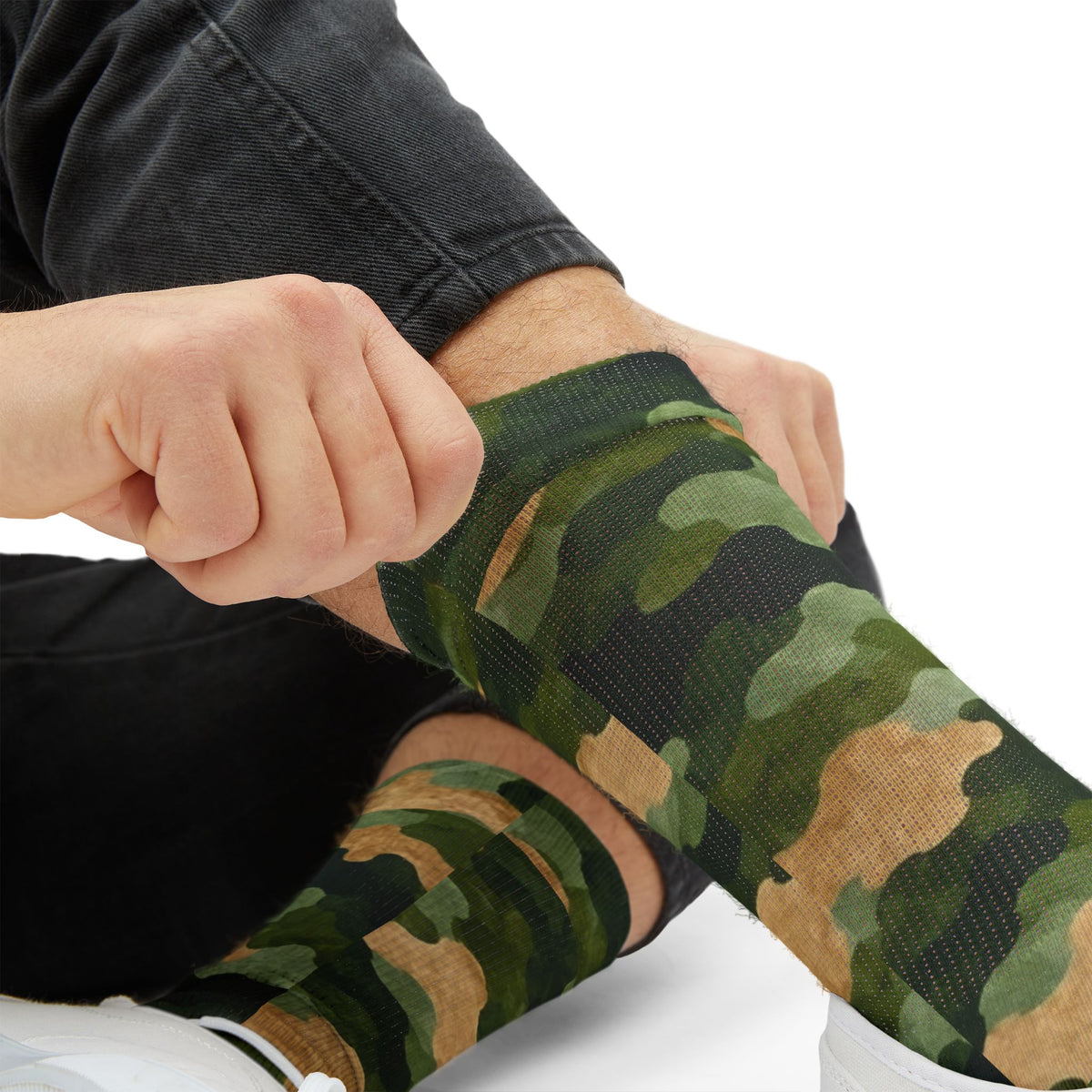 Apricot Dawn and Restorative Matcha Crew Socks By Camotoez 'Mindful Muted' Vol. 21 – The TacticalRetreat