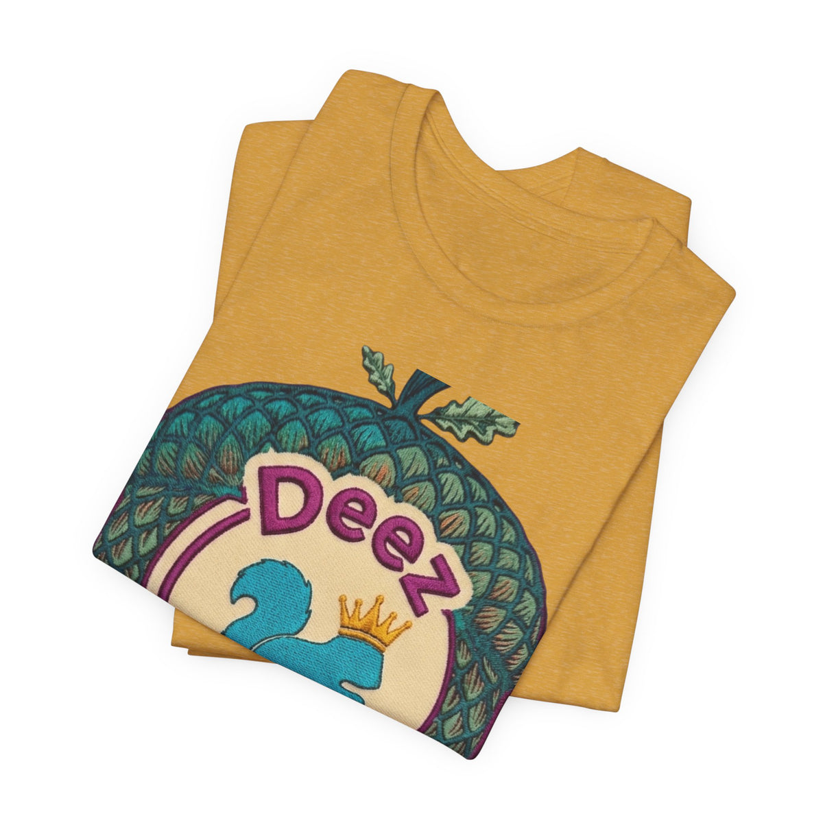 Deeznuzzz Eggcorn King  Squirrel Graphic Tee