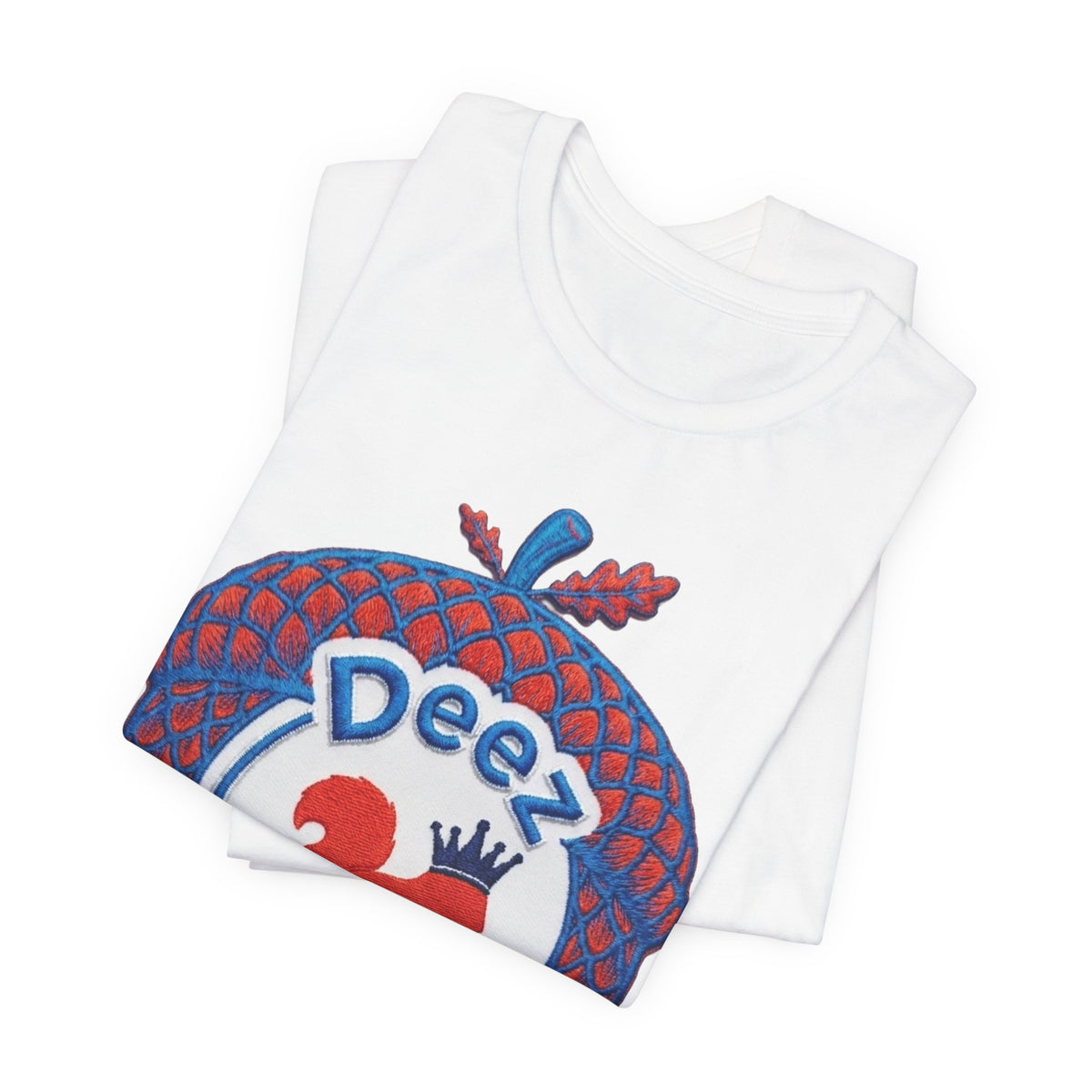 Deez Nuzz Squirrel Tee — Playful Retro Acorn Graphic T-Shirt