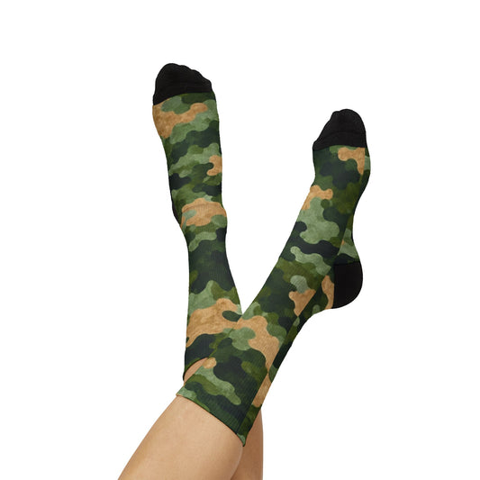 Apricot Dawn and Restorative Matcha Crew Socks By Camotoez 'Mindful Muted' Vol. 21 – The TacticalRetreat
