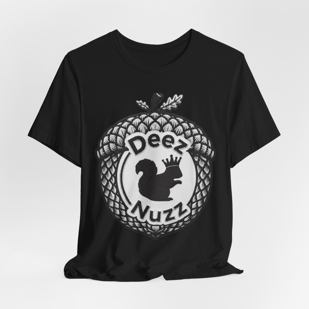 Deeznuzzz Eggcorn King  Squirrel Graphic Tee