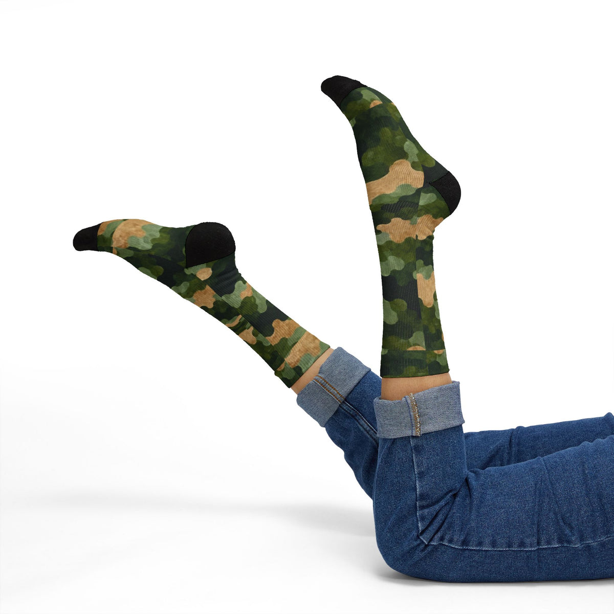 Apricot Dawn and Restorative Matcha Crew Socks By Camotoez 'Mindful Muted' Vol. 21 – The TacticalRetreat
