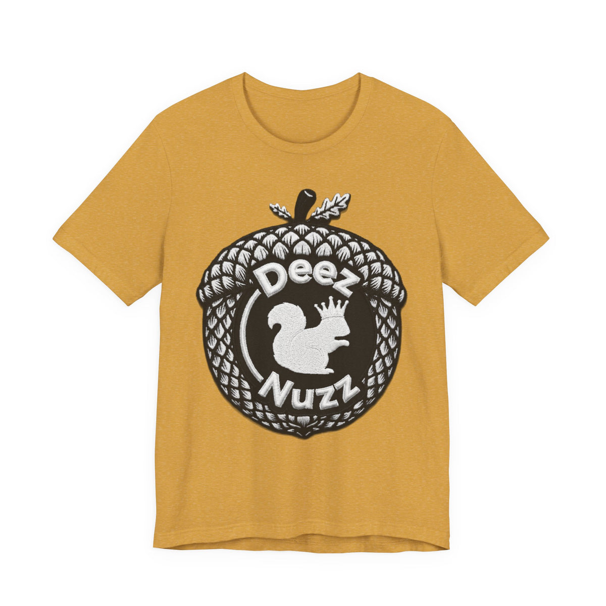 Deeznuzzz Acorn Squirrel Tee — Funny Nature Graphic Shirt