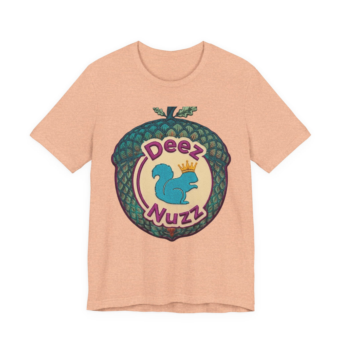 Deeznuzzz Eggcorn King  Squirrel Graphic Tee