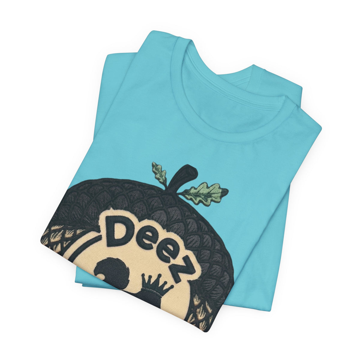 DeezNuzz Acorn Graphic Tee — Funny Squirrel Logo Shirt