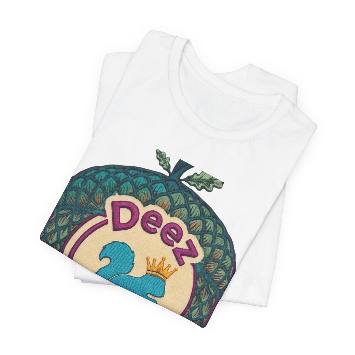 Deeznuzzz Eggcorn King  Squirrel Graphic Tee