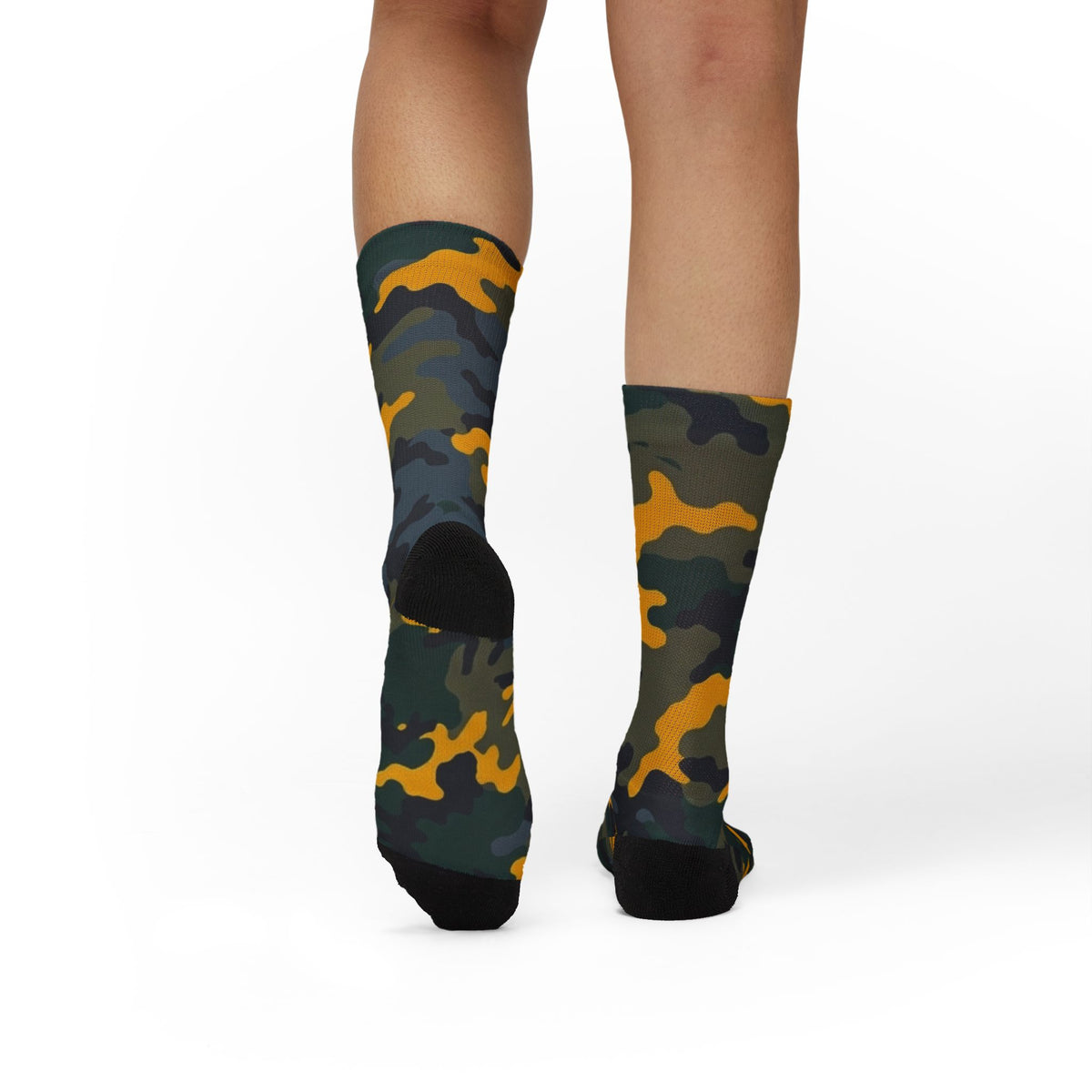 Midnight Moss & Mustard Camo Crew | Blend In But Stand Out Edition | More Mercy For Your Soles by Camotoez