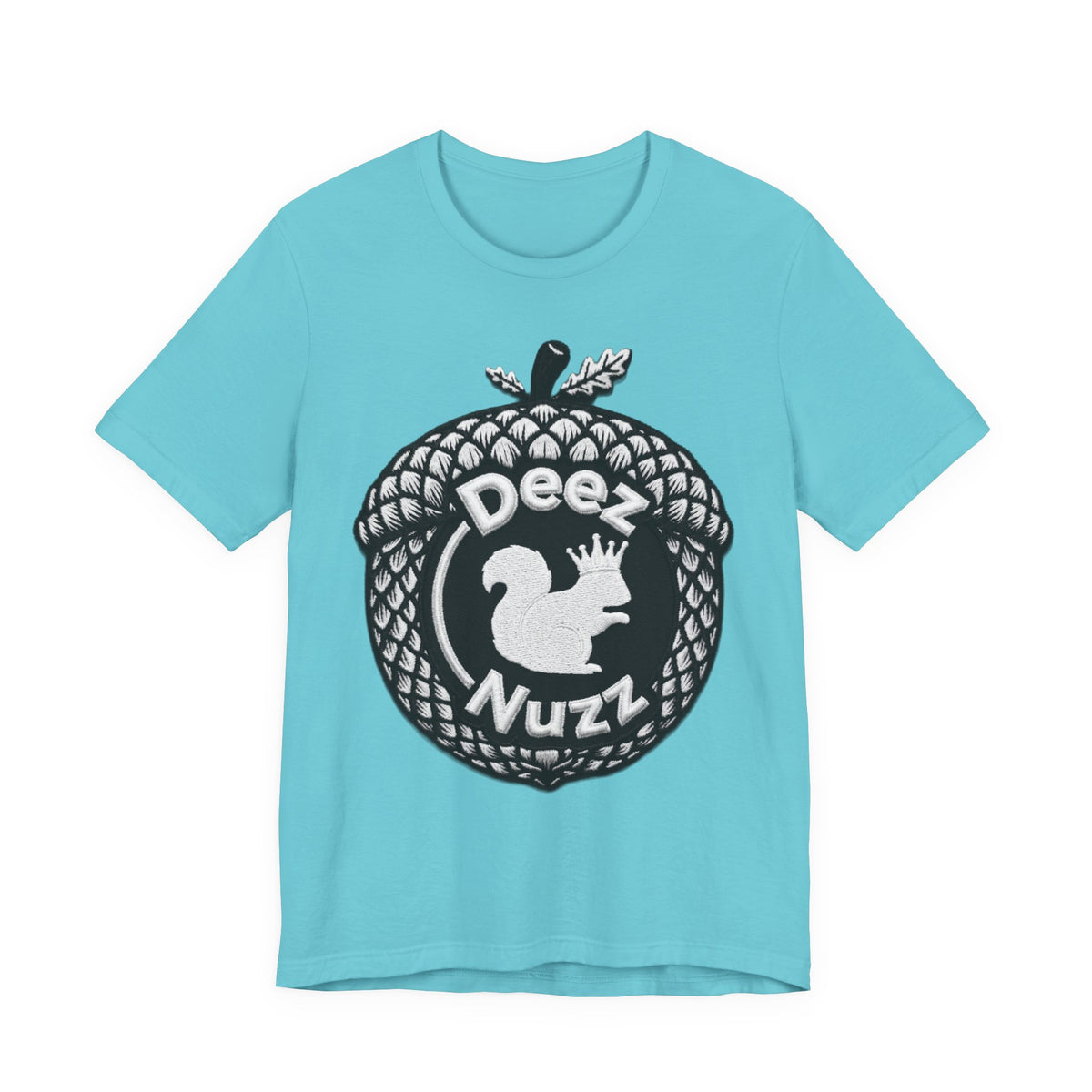Deeznuzzz Acorn Squirrel Tee — Funny Nature Graphic Shirt