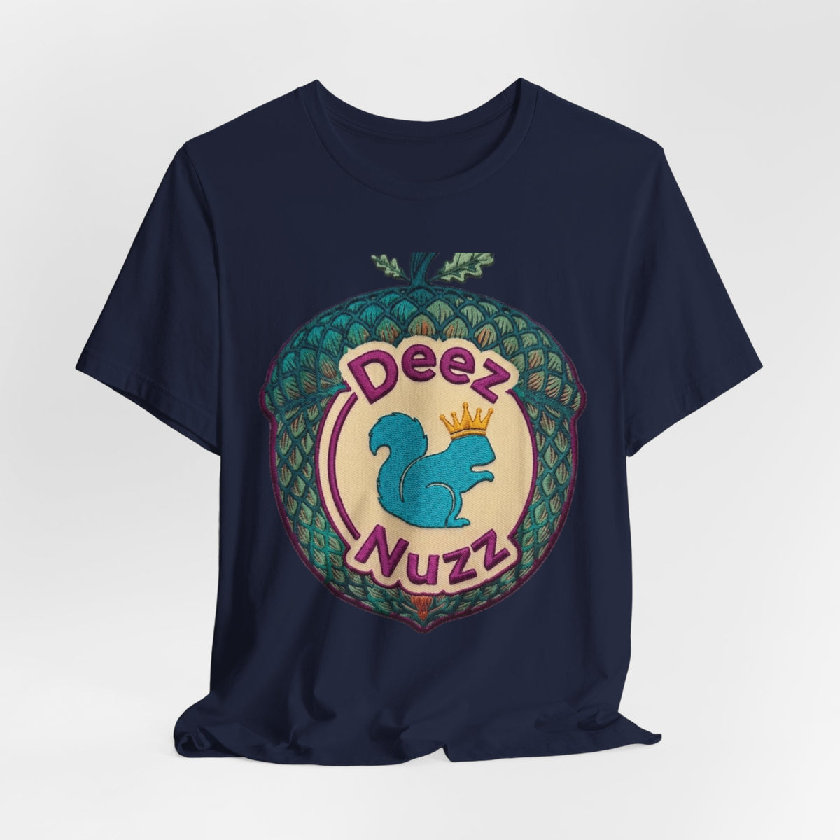 Deeznuzzz Eggcorn King  Squirrel Graphic Tee