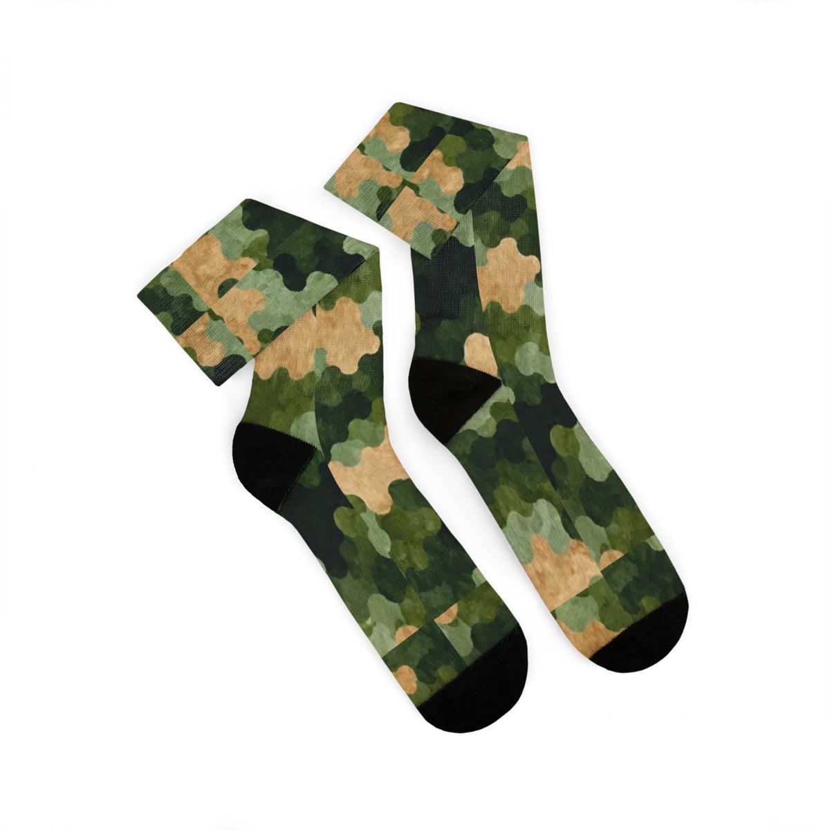 Apricot Dawn and Restorative Matcha Crew Socks By Camotoez 'Mindful Muted' Vol. 21 – The TacticalRetreat