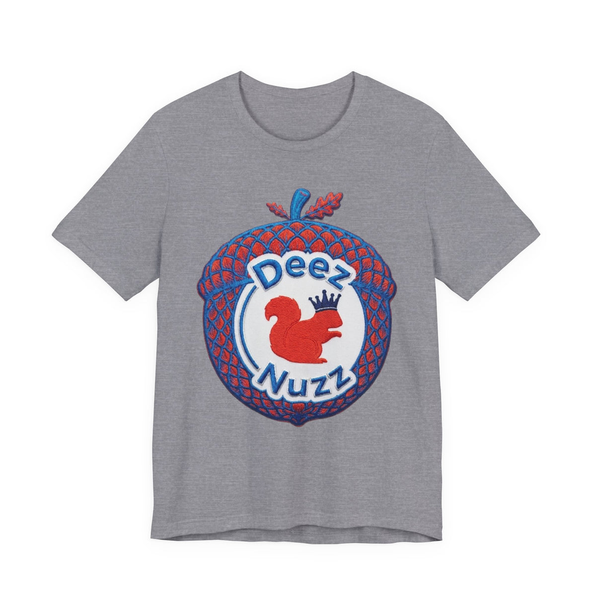 Deez Nuzz Squirrel Tee — Playful Retro Acorn Graphic T-Shirt